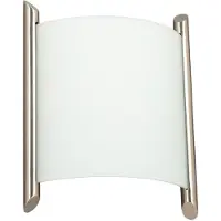 LINDBY wandlamp Filippa, 20 cm, nikkel, glas, E27