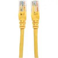 Intellinet 350556 RJ45 Netwerkkabel, patchkabel CAT 6A S/FTP 30.00 m Geel Folie afscherming, Afscherming gevlochten, Halogeenvrij 1 stuk(s)