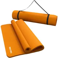 Gorilla Sports Yogamat Deluxe 190 x 100 x 1,5 cm Oranje