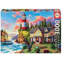 Educa puzzel vuurtoren oceaan 3000 stukjes - legpuzzel.
