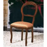 AEA Luxus Esszimmerstuhl Stuhl Klassischer Polster Stoff Textil Designer Möbel
