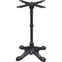 Oviala - Tafelpoot in zwart gietijzer 72 cm - Versailles