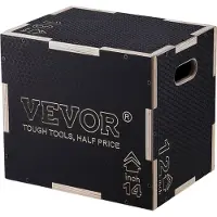 Vevor 3-in-1 plyometrische jumpbox 16/14/12-inch plyobox