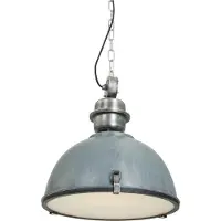 Steinhauer Bikkel LED Hanglamp | 1x E27 40W | Dimbaar | Grijs
