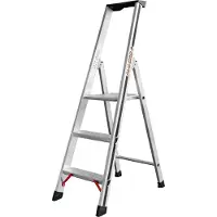 Hymer Alu Pro, opklapbare steigertrap, 3 treden, verticale hoogte 1,25 m, totale hoogte 2,65 m, gewicht 3,78 kg