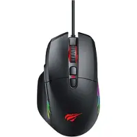 Havit GAMENOTE MS1013 Gamingmuis, ergonomisch ontwerp, RGB-achtergrondverlichting, USB, 1000-10000 DPI, zwart