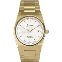 Accurist Horloge , herenmodel, goudkleurig, modelnummer -70021