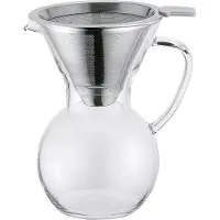 Weiss Pour Over Koffiemaker Met Filter, 1 liter –