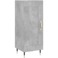 Syfax Dressoir 34,5x34x90 cm bewerkt hout betongrijs