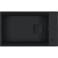 Franke Inbouwspoelbak Kubus 2 KNG 110-62, Fragranit+ Black Matt - Black Collection