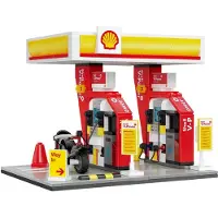 Cada Surtidor Shell Construction Game 305 Pieces Rood Kinderen