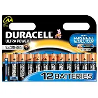Duracell Ultra alkaline AA-batterijen, verpakking van 12