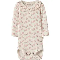 Lil´ Atelier Rompertje/body 'NBFGAGO' rosa / wit