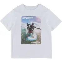 Name it KIDS T-shirt wit Jongens Katoen Ronde hals Printopdruk - maat 122/128