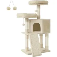 Feandrea Kraboom, 115 cm, volledig omwikkeld met sisal, kleur beige