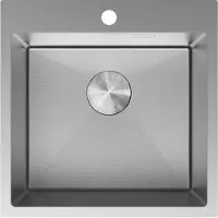 Mexen Solix roestvrijstalen spoelbak 1-compartiment 500 x 500 , inox HC - 6407501000-01HC