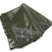 Westfalia Zeil, effen groen, sterk 90 g/m², 4 x 6 m