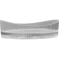 Mexen Kivo glazen waskom opbouw 50 x 37 cm, grijs - 24215066