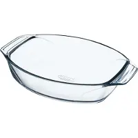 Pyrex Ovale Ovenschaal 39x27 Cm Glas Transparant transparant Glas