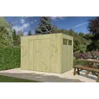 Fjordholz | Tuinhuis QBV3 S 298x210 | Hogedruk Geïmpregneerd Groen