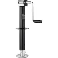 StarTech.com A-aanhangerkrik - Steunpoot met booraansluiting - Draagvermogen 2267 kg - Hefhoogte 38,1 cm - Verstelbaar 7-traps - Geschikt voor accuboormachine