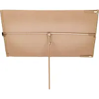 Blumfeldt parasol voor balkon rechthoekig, parasol met LED-verlichting, waterdicht & UV-bescherming, balkonparasol voor terras & tuin, in hoogte verstelbare balkonparasol zonwering