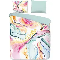 Muller Textil Dekbedovertrek Katoen Renforcé Ocean - ecru 140x200/220cm