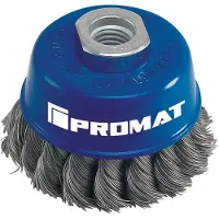 Promat Borstelkop, diameter: 65 mm, draaddikte: 0,35 mm