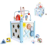 Northio Houten sorteerder voor educatieve blokken en bouwstenen, merk ECOTOYS