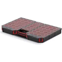 Prosperplast Tager CPB - Assortimentsdoos 577x390x60mm - 27 vakken - Zwart