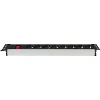 Perel Stekkerdoos - 19 inch - 8 Voudig - serverkast