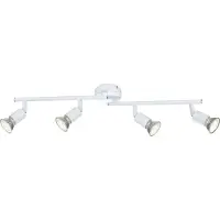 Globo Lighting spotlamp, metaal, mat zwart, 2x GU10