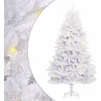 Syfax Kunstkerstboom 300 LED's PVC en staal Wit
