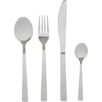 Homla - Cutlery Set - Silver - 24 Pieces
