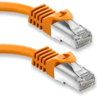 S-Conn S/FTP CAT7 10 Gigabit netwerkkabel / oranje - LSZH - 50 meter