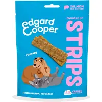 Edgard & Cooper 10x Adult Strips Zalm & Kip 75 gr