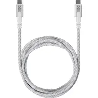 Xtorm USB-C naar USB-C Kabel - 2 Meter - 240W Power Delivery Kabel - Extra stevige USB-C Kabels - Snellader - Oplaadkabel geschikt voor telefoon en tablet/iPad - Wit