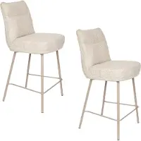 Housecraft living Jacques Barkrukken 65 cm Beige - Set van 2