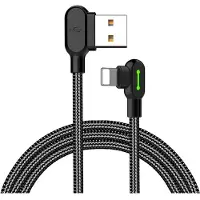 Mcdodo iPhone naar USB - Kabel - 90° - Voor Lightning - 3 meter