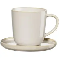 ASA Espressokop Met Schotel Coppa Tofu Nude 80 ml