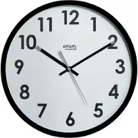 Cep Orium wandklok Naturalis, quarts uurwerk, geluidloos, zwart