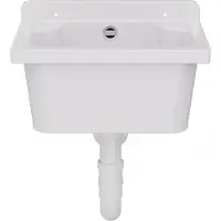 QLS Afvoerbak, wasbak, spoelbak, wastafel, kuip, ruimte, tuin, wasruimte, werkplaats, 10868