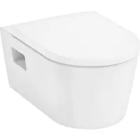 Hansgrohe EluPura Original S - Hangend toilet met zitting, Rimless, wit 60207450