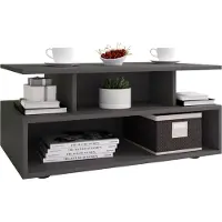 VCM Houten hoge banktafel Hoge salontafel Woonkamertafel Bijzettafel Plank Esila
