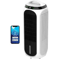 Clean air optima 4in1 Luchtkoeler, Luchtzuiveraar, luchtbevochtiger en Ventilator CA-106 Smart | wit/zwart