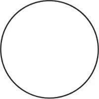 Ivol Whiteboard rond- Zwarte rand - Ø 119 cm