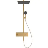 Hansgrohe Raindance alive showerpipe - 210/340 1 jet thermostaat - Brushed bronze (brons) 24580140