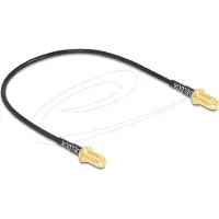DeLOCK Antenna Cable RP-SMA jack bulkhead to RP-SMA jack bulkhead RG-174 32 cm