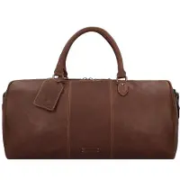 Jack kinsky Porto Weekender reistas Leer 55 cm bruin