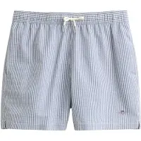 Gant Zwembroek Men Striped Seersucker Vintage Blue-XXXL